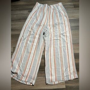 Skies Are Blue‎ Striped Casual Top- Small